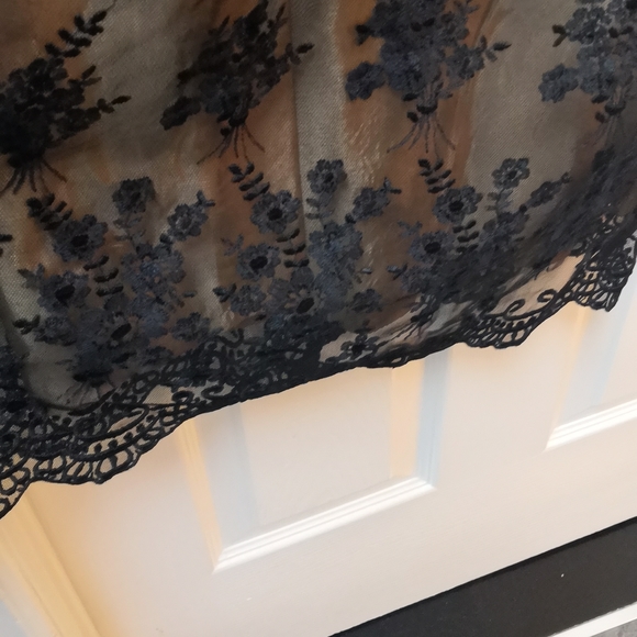 Della Spiga Italy Black Lace Dress, sz 12 - Picture 3 of 9